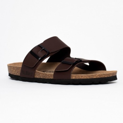 Sandales Lambda 2 Brides Marron