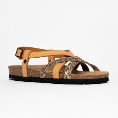 Sandales Lisle Multibrides Camel