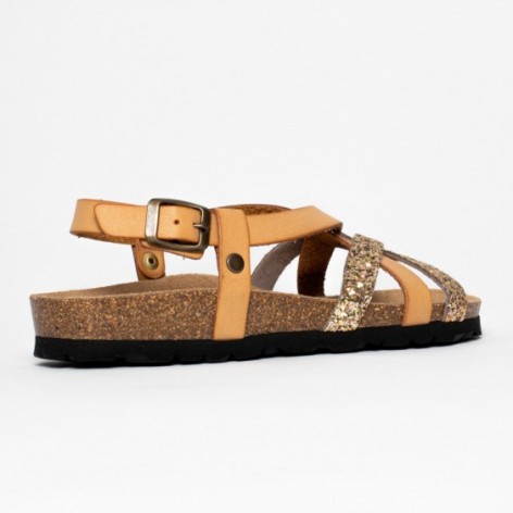 Sandales Lisle Multibrides Camel