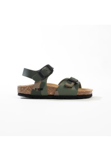 Sandales Pitchou Multibrides Kaki Camouflage