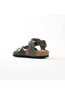 Sandales Pitchou Multibrides Kaki Camouflage