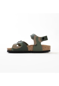 Sandales Pitchou Multibrides Kaki Camouflage