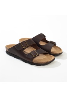 Sandales Aristote 2 Brides Marron