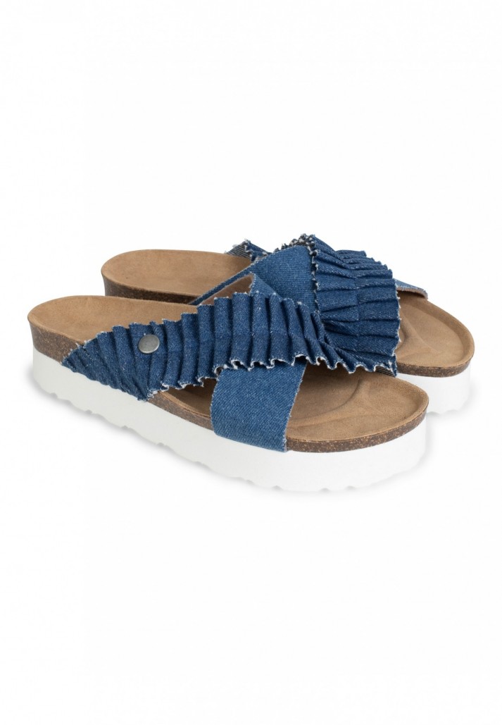 Sandales 2 Brides Kelly Bluebay pour Femme