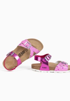 Sandales Pitchou Multibrides Fuchsia