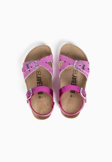 Sandales Pitchou Multibrides Fuchsia