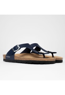 Sandales Myrrhis à entre-doigts Bleu marine