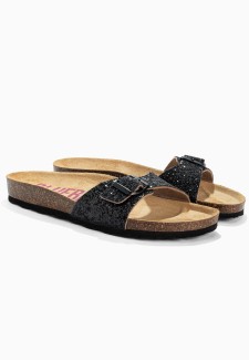 Sandales Anthemis Noir