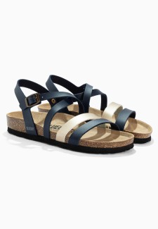 Sandales Marte  Bleu Marine/Or